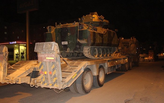 Irak sınırına tank sevkiyatı