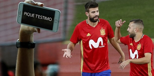 İspanya Teknik Direktörü Lopetegui’den Pique’ye destek!