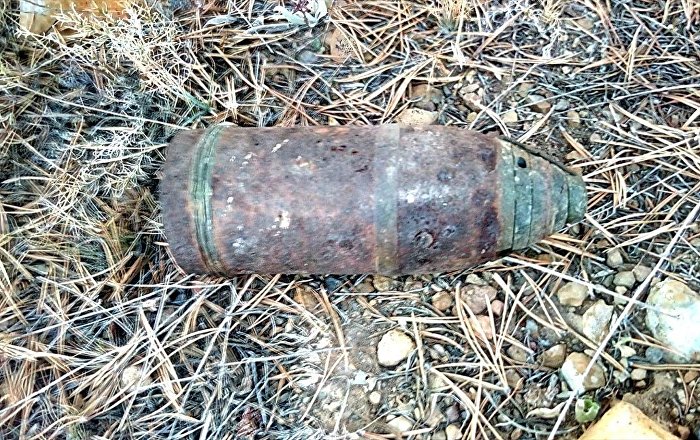 Kars’ta patlamamış top mermisi bulundu
