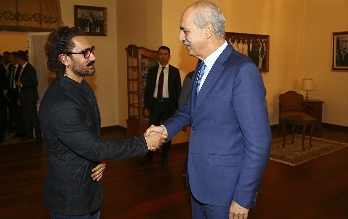 Kurtulmuş’tan Aamir Khan’a övgü: Batı tipi sinema algısının dışında üretilen filmlerle de star olunabilir