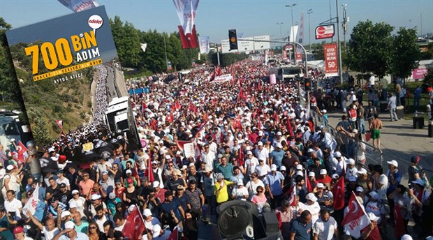 ‘Adalet için 700 bin adım’ isimli kitap raflarda