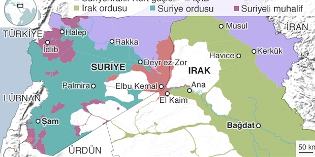 Suriye ordusu ve SDG arasında IŞİD topraklarını ele geçirmek için yarış sürüyor