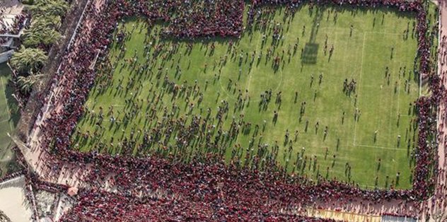 Takım finale çıktı taraftarlar sevinci abarttı