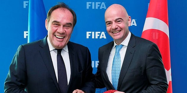 TFF Başkanı Demirören, FIFA Başkanı Infantino’yu ziyaret etti