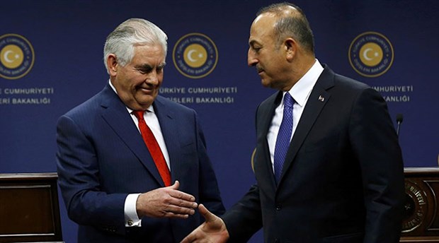 Çavuşoğlu Brüksel’de ABD’li mevkidaşı Rex Tillerson’la görüştü