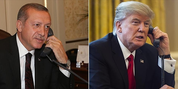 Cumhurbaşkanı Erdoğan, ABD Başkanı Trump ile görüştü