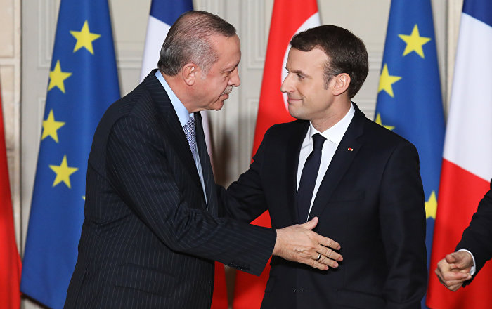 Erdoğan Macron ile görüştü: ‘Zeytin Dalı’, uluslararası hukuka uygun