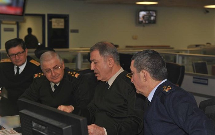 Orgeneral Akar, kuvvet komutanlıklarının harekat merkezlerini denetledi