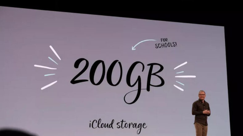 Apple – Öğrencilere 200 GB Ücretsiz iCloud Alanı