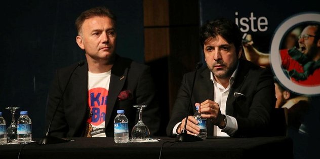 Eski milli futbolcular Hami Mandıralı ile Oktay Derelioğlu, öğrencilerle bir araya geldi
