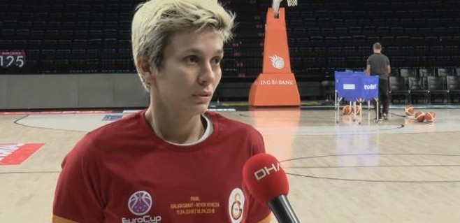 Galatasaray Kadın Basketbol Takımı Kaptanı Işıl Alben: "Taraftarımızın müthiş desteğiyle avantajlı bir skor elde edeceğiz"