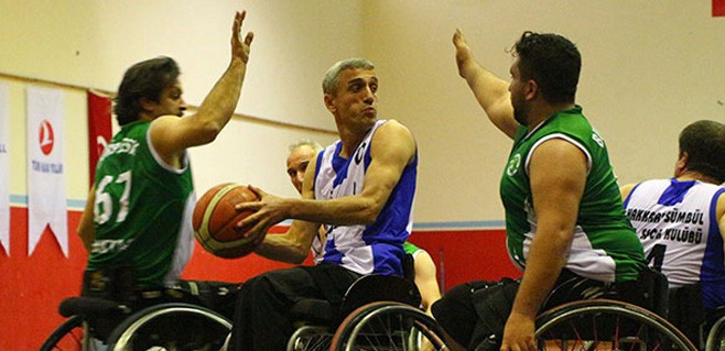 Tekerlekli Sandalye Basketbol Bölgesel Lig play-off müsabakaları başladı