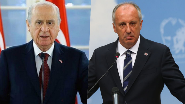 Devlet BAHÇELİ, Muharrem İNCE’Yİ tebrik etti