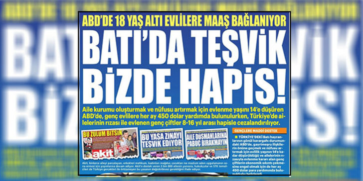 AKİT’TEN REZİLLİK!