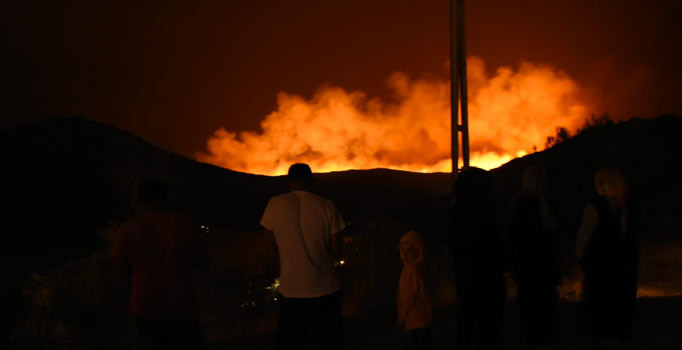 BODRUM YALIKAVAK’TA YANGIN