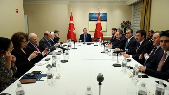 YİNE SİYONİSTLERLE GÖRÜŞTÜ