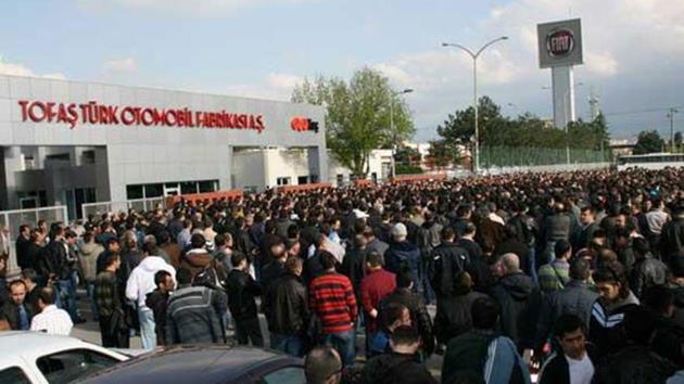 TOFAŞ İŞÇİLERİ İSYAN ETTİ