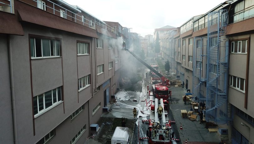 İKİTELLİ ÇORAPÇILAR SANAYİ SİTESİ’NDE YANGIN