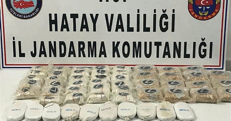 HATAY’DA 58 BİN 705 ADET UYUŞTURUCU HAP ELE GEÇİRİLDİ