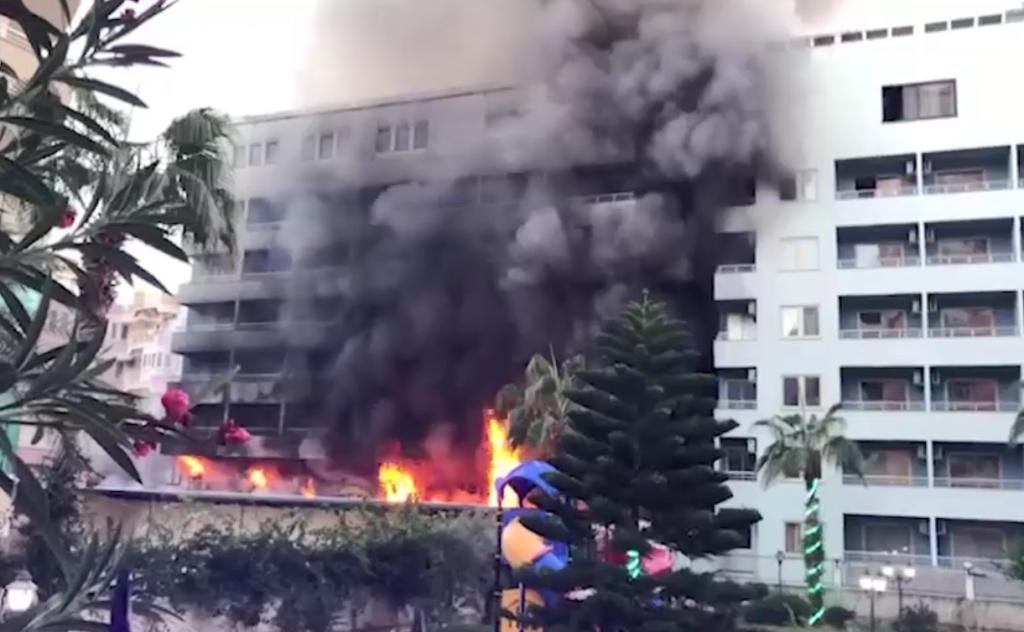 ALANYA’DA OTEL YANGINI!