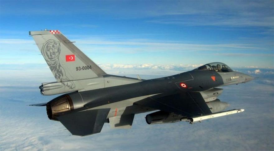 F-16’LAR BÖLGEYİ YOĞUN ŞEKİLDE VURMAYA BAŞLADI