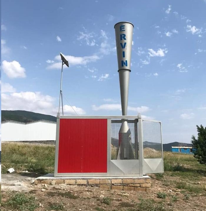VAN’DA DOLU YAĞIŞINI DURDURABİLEN MAKİNE GELİŞTİRİLDİ