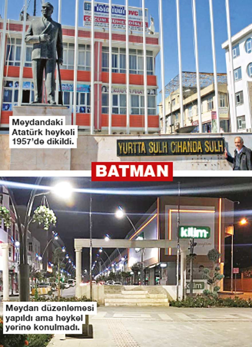 İKİ ŞEHİRDE ATATÜRK’E BÜYÜK SAYGISIZLIK