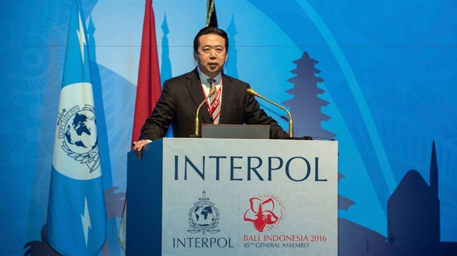 KAYIP INTERPOL BAŞKANI  BULUNDU, İSTİFA ETTİ