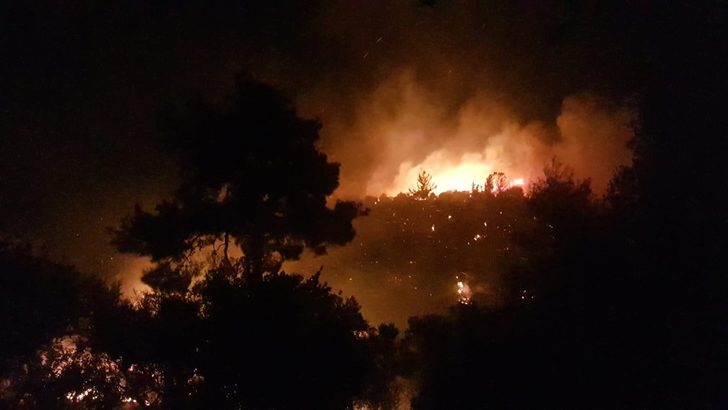 YANGIN SONUCU VATANDAŞLAR TAHLİYE EDİLDİ!