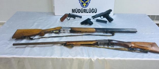 MALATYA’DA EKİM AYINDA 17 FAİLİ MEÇHUL OLAY AYDINLATILDI, 161 SİLAH ELE GEÇTİ