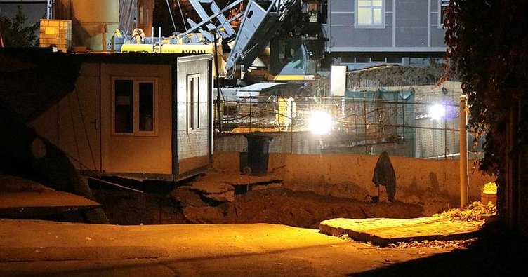 ÜMRANİYE’DE METRO ÇALIŞMASI SIRASINDA YOL ÇÖKTÜ: 2 GÜVENLİK GÖREVLİSİ KAYIP