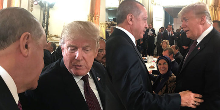 ERDOĞAN VE TRUMP’TAN DİKKAT ÇEKEN KARELER!
