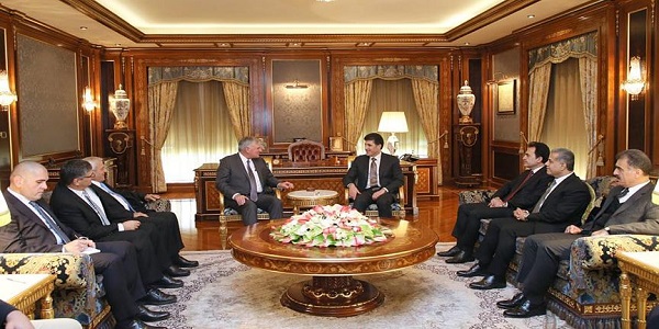 NEÇİRVAN BARZANİ’YE DİKKAT ÇEKİCİ HEYET