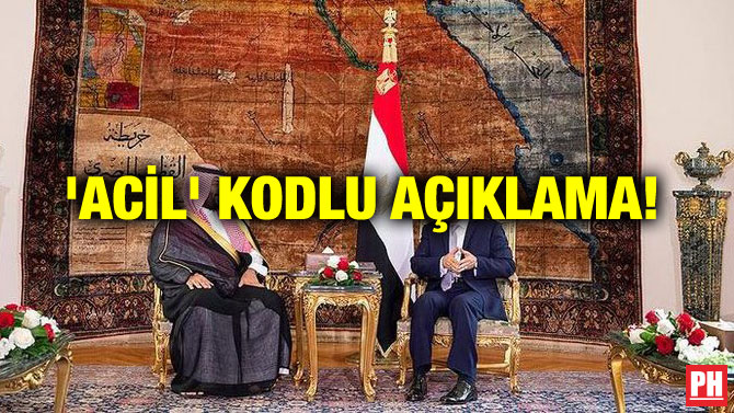 ‘ACİL’ KODLU AÇIKLAMA!
