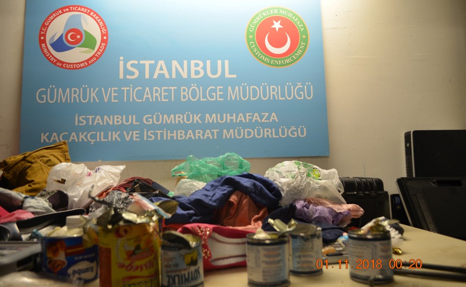 ATATÜRK HAVALİMANI’NDA  31 KİLO  165 GRAM KOKOİN ELE GEÇİRİLDİ