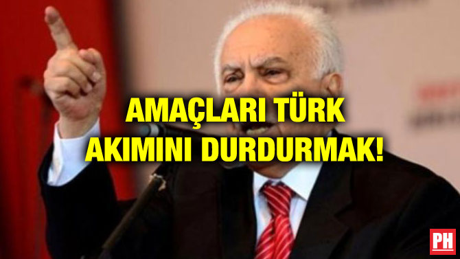 AMAÇLARI TÜRK AKIMINI DURDURMAK!
