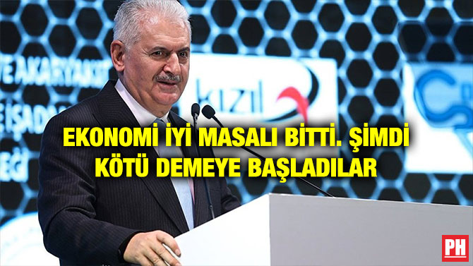 EKONOMİ İYİ MASALI BİTTİ. ŞİMDİ KÖTÜ DEMEYE BAŞLADILAR