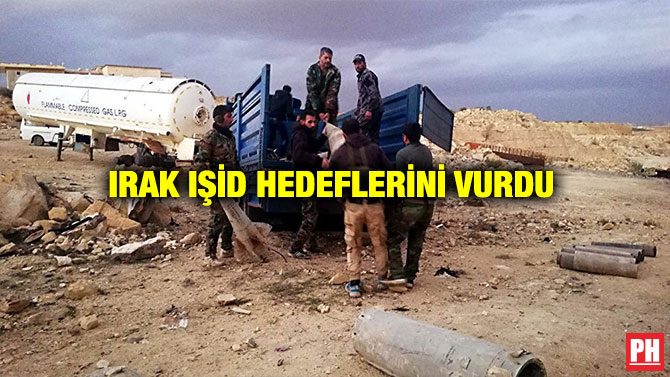 IRAK IŞİD HEDEFLERİNİ VURDU