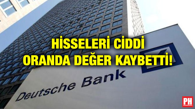 HİSSELERİ CİDDİ ORANDA DEĞER KAYBETTİ!