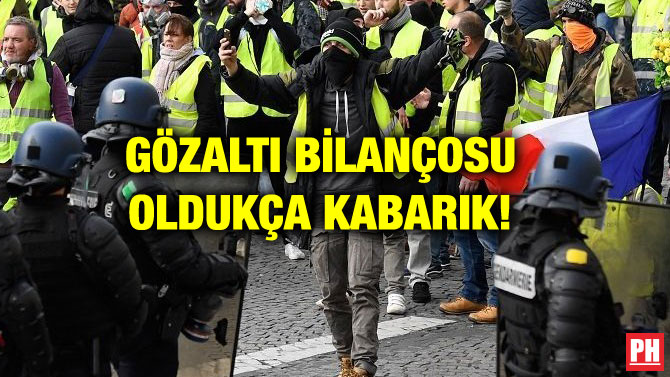 GÖZALTI BİLANÇOSU OLDUKÇA KABARIK!