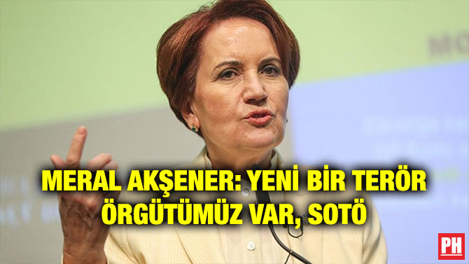 MERAL AKŞENER: YENİ BİR TERÖR ÖRGÜTÜMÜZ VAR, SOTÖ