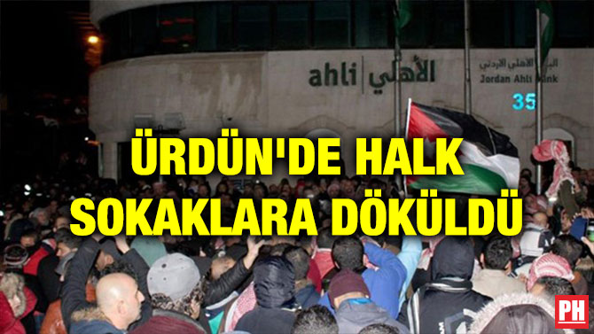 ÜRDÜN’DE HALK SOKAKLARA DÖKÜLDÜ