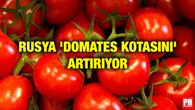 RUSYA ‘DOMATES KOTASINI’ ARTIRIYOR