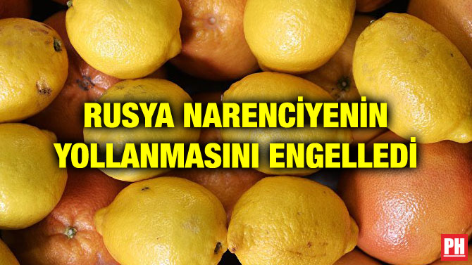 RUSYA NARENCİYENİN YOLLANMASINI ENGELLEDİ