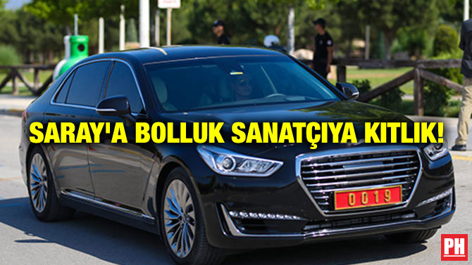 SARAY’A BOLLUK SANATÇIYA KITLIK!