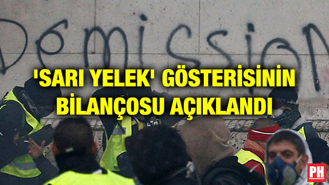 ‘SARI YELEK’ GÖSTERİSİNİN BİLANÇOSU AÇIKLANDI
