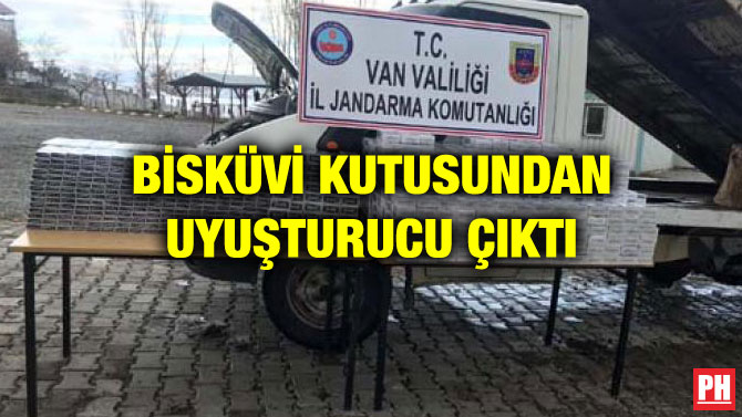 BİSKÜVİ KUTUSUNDAN UYUŞTURUCU ÇIKTI