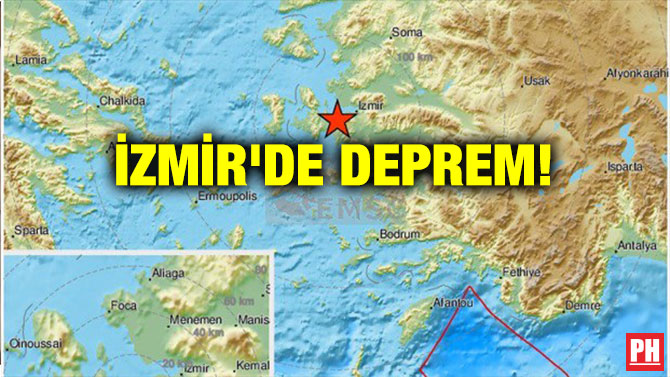 İZMİR’DE DEPREM!