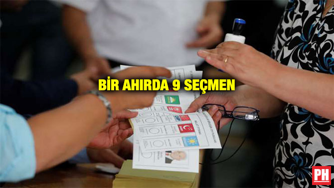 BİR AHIRDA 9 SEÇMEN