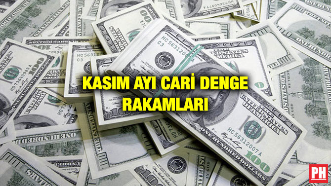 KASIM AYI CARİ DENGE RAKAMLARI